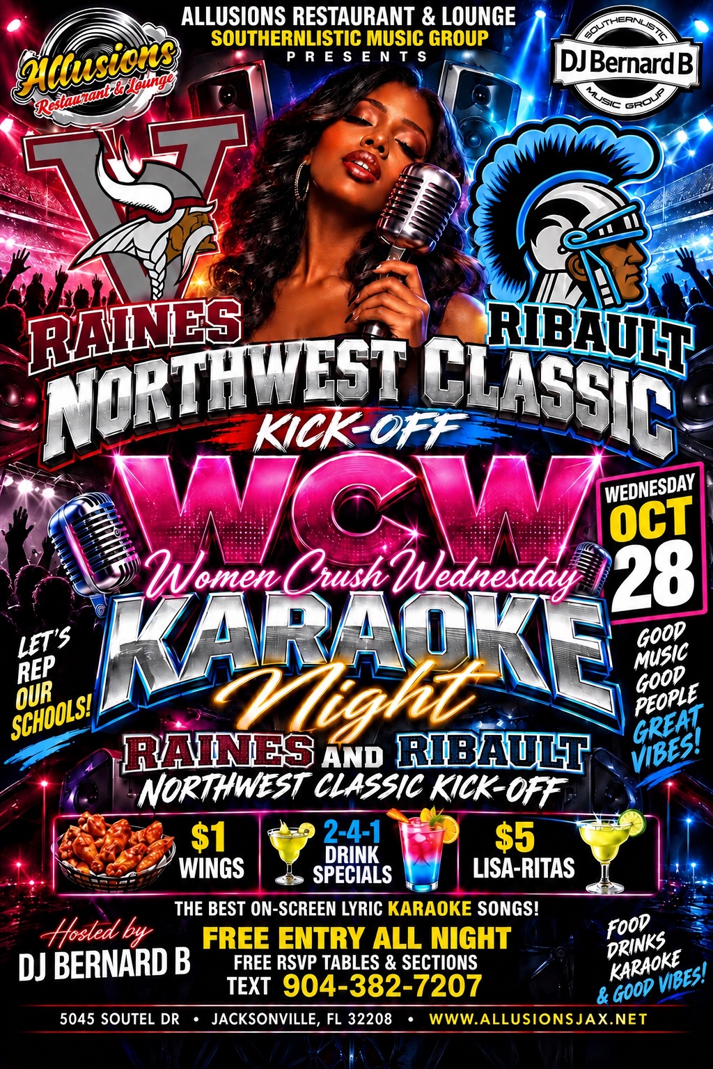 WCW Wednesday Karaoke Night — Northwest Classic Kick-Off